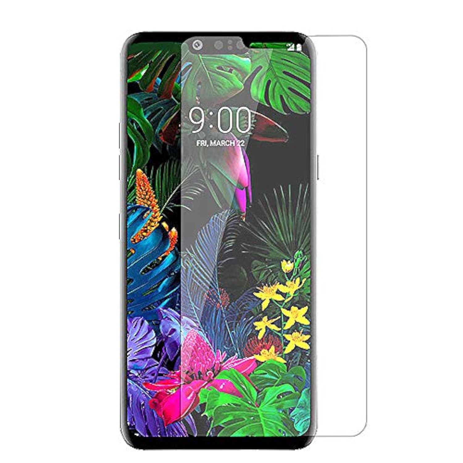 For Lg G8 Thinq Screen Protector,(2Pcs) Premuim Clear Anti-Stratch Screen Tempered Glass Protective Film For Lg G8 Thinq Phone