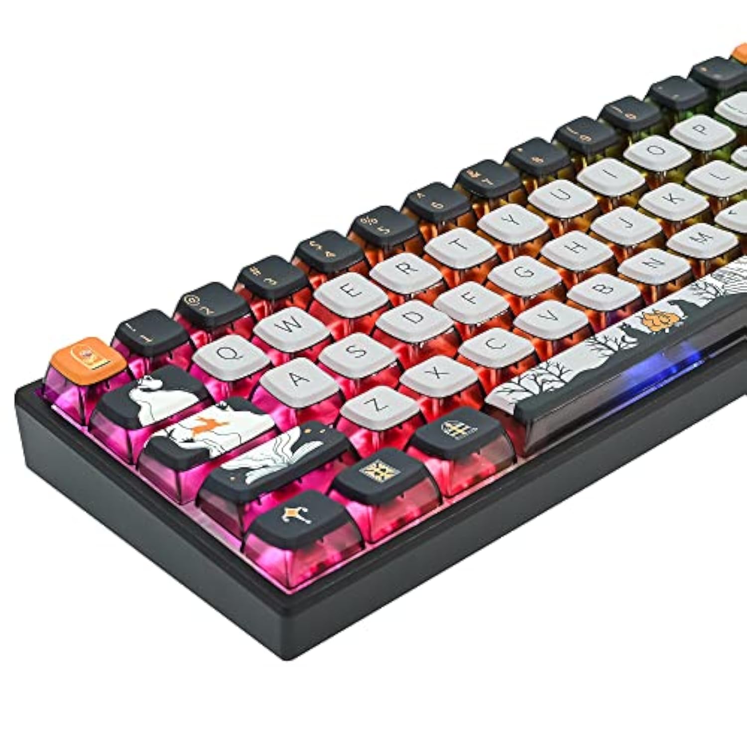 150-Key Carbon Keycaps Asa Profile Pbt Key Cap Set For Cherry Mx Gateron Kailh