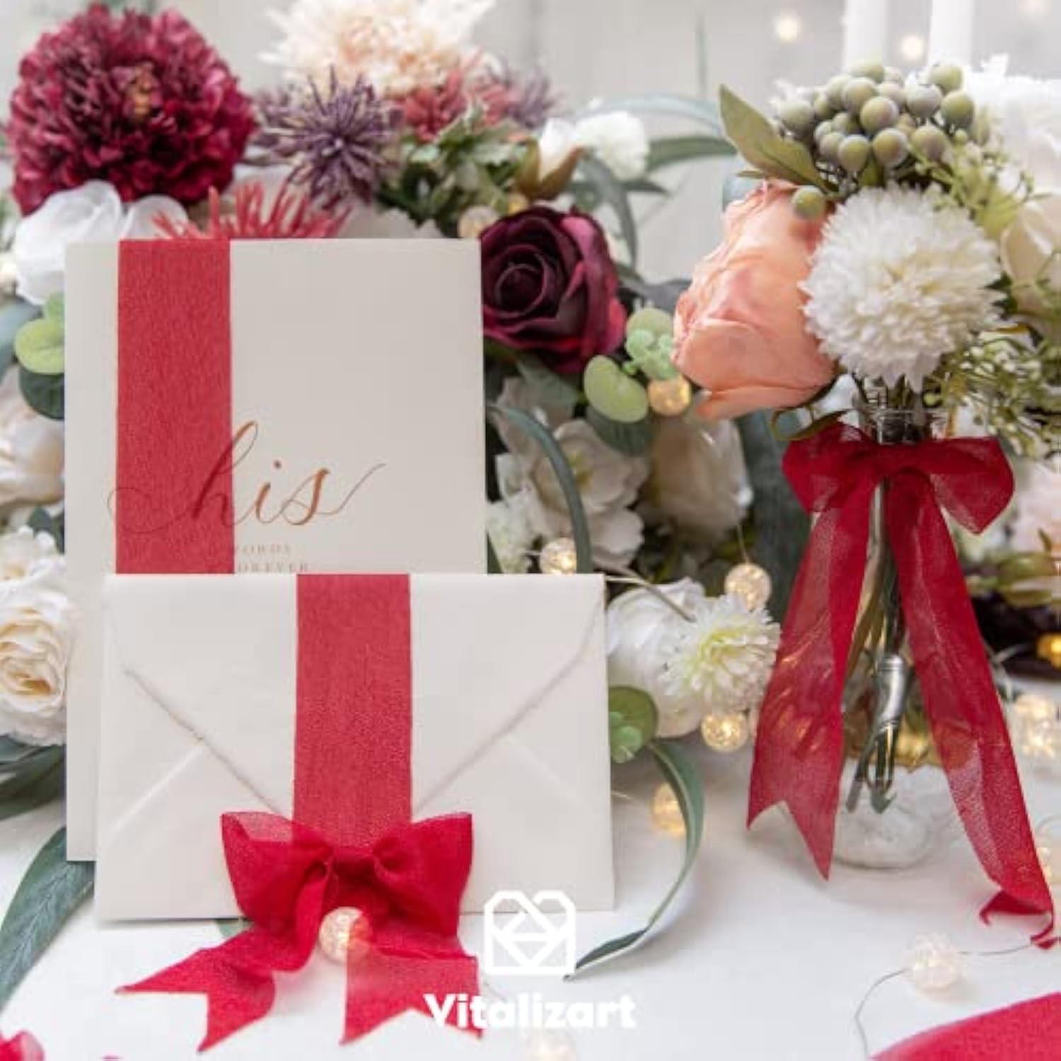 Green Ribbon For Gift Wrapping 1.5 Inch X 15 Yards Shimmer Mesh Ribbon