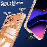 For Iphone 17 Pro Max Case Clear [Anti-Yellowing][Military-Grade Protection] Shockproof Silicone Tpu Ultra Slim Phone Case For Iphone 17 Pro Max 5G 2025 Cover,Crystal Clear