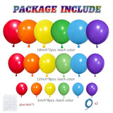 Colorful 111Pc Rainbow Balloon Arch Kit for Parties, Birthdays, Weddings & Celebrations