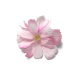 20Pcs Artificial Cherry Blossom Flowers Heads Pink Fake Faux Small Flowers Bulk Crafts Faux Flowers Heads For Diy Bridal Hair Clips Headbands Dress Accessories Wedding Party Decorative