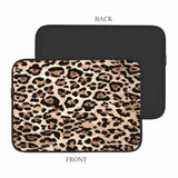 Laptop Sleeve Bag 15.4 15.6 Inch,Leopard Jaguar African Animal Print Brown Protective Polyester Computer Cases Laptop Cover Briefcase Bag Tablet Travel Cover