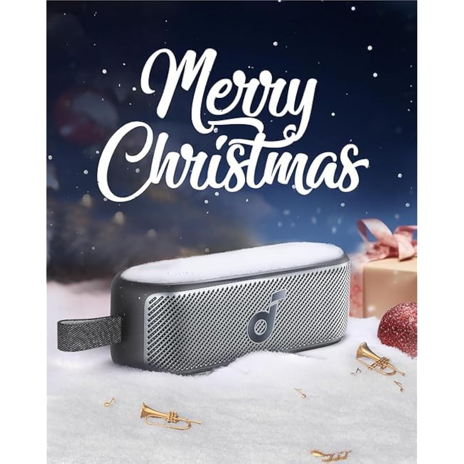 Motion 100 Portable Speaker, Bluetooth Speaker With Wireless Hi-Res, 2 Full Range Drivers For Stereo Sound, Ultra-Portable Design For Outdoor Use, Customizable Eq, Punchy Bass, And Ipx7