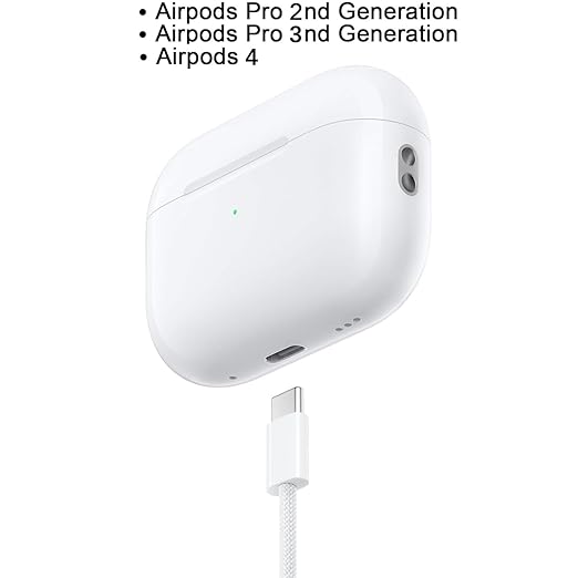 20W USB C Charger with USB C Cable for AirPods Pro AirPods 4 iPhone 17 16 15 Fast Charging
