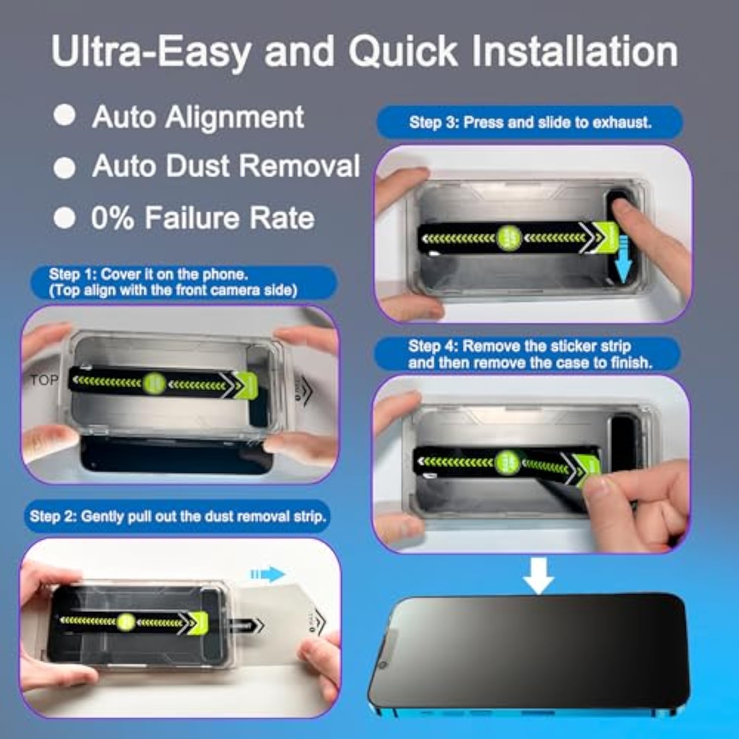 2 Pack Matte Privacy Screen Protector For Iphone 13/13 Pro/14 6.1", [Auto-Dust Removal And Auto-Alignment] Anti-Spy Anti-Glare Anti-Fingerprint Tempered Glass Film, Smooth & Sensitive Touch