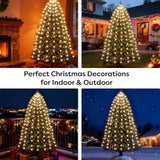 Christmas Tree Lights With Remote 280 Leds Christmas Lights For Tree With 8 Lighting Modes, Timer And Memory Function, I