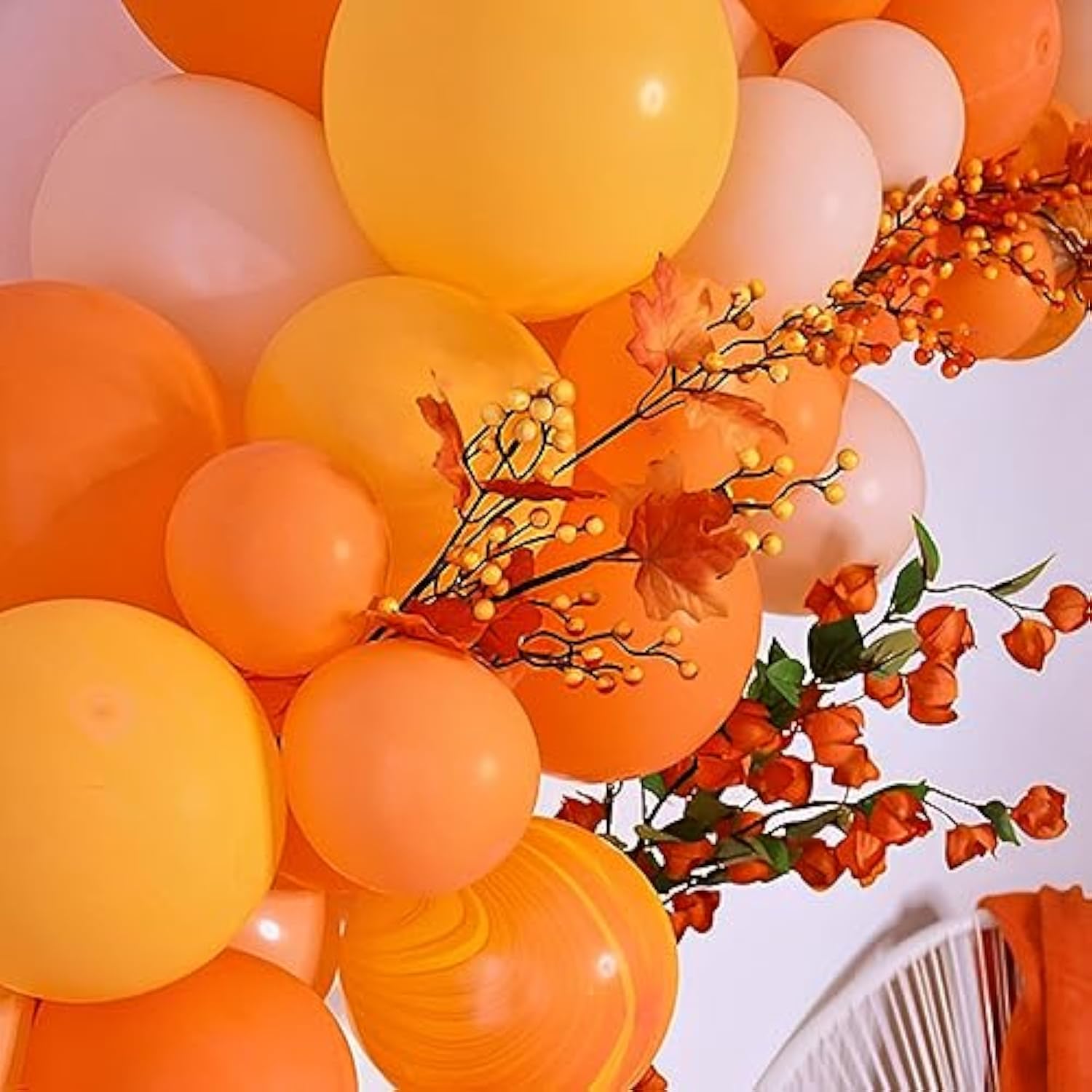 Burnt Orange Latex Balloons: 12-Inch, 110-Piece Set