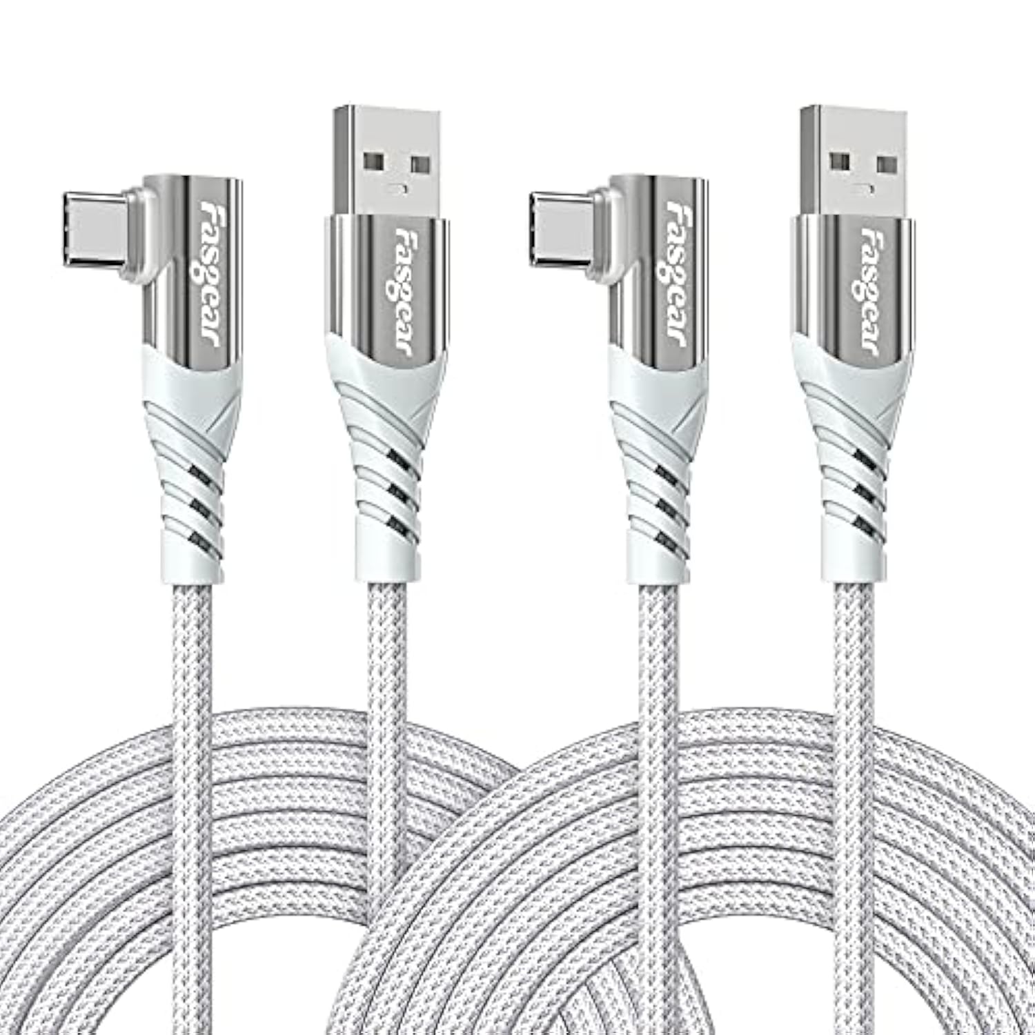 Usb C To Usb A Cable 2 Pack 10Ft Long Braided 3A Fast Charging Type C Charger
