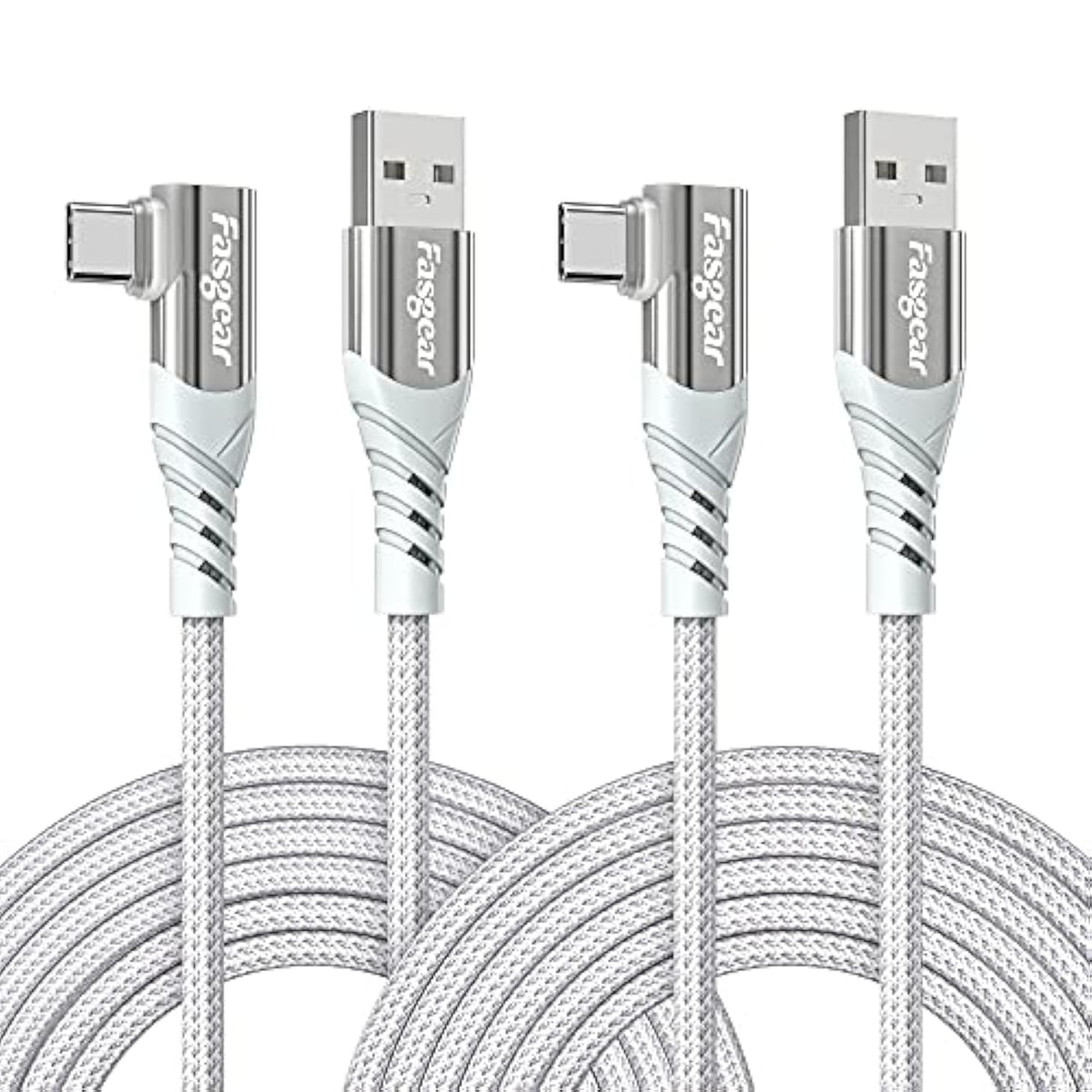 Usb C To Usb A Cable 2 Pack 10Ft Long Braided 3A Fast Charging Type C Charger
