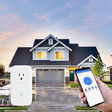 Sp1 Smart Plug, Wifi Outlet Socket Remote Control, Compatible With Alexa & Ifttt, Energy Monitoring And Timer Function, Delayed Switch, Temperature Monitoring (2.4G Wifi Only, No Hub Required)