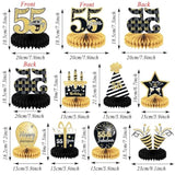 9 Pieces 55Th Birthday Decorations 55Th Birthday Centerpieces For Tabl