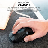 Epic Wireless Mouse 2, Connect Via Bluetooth Or Usb Wireless Dongle, Multi-Device Toggle, Up To 3 Devices, Custom User Profiles, Adjustable Tracking, Full-Size, (1 Pack)
