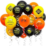 50 Pack 12 Inch Construction Balloons Birthday Party Decorations