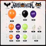 Halloween Balloon Garland Kit: Ghost, Bat & Pumpkin Foil Balloons