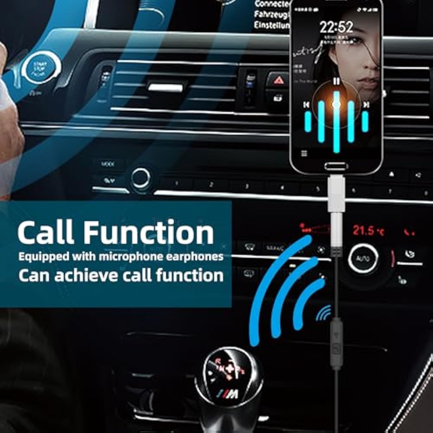 Usb C To 3.5Mm Audio Adapter, Usb Type C To 3.5Mm Female Headphone Jack Dongle Aux Adapter Dac Stereo Hifi Compatible With Samsung Galaxy S24 Ultra/ S23+, Ipad Pro, Pixel, Iphone 16/15/14 - White