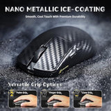 Attack Shark R11 Ultra 8K Carbon Fiber Wireless Gaming Mouse,Paw3950Max 42K Dpi Sensor,49G Superlight Ergonomic Computer Mice With Tri-Mode,70M Switch Cloud Driver For Win/Mac/Pc Gamer,Phantom Shark