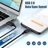 Tcl Phone Charger Usb A To Usb C Cable 5Ft Charging Cord Compatible For Tcl 60 Xe Nxtpaper 5G/50 Pro/40/30/20/10 Gen 2/3/Se/Xl, 605/505/503/408/Nxtpaper 14/11 Plus, Stylus/Plex/Ion X/Classic, Flip 3/2