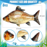 6Pcs Fish Balloons 33Inch Realistic Balloons Fishing Birthday Party Decorations, Cute Inflatable Fish Balloon For Fishing Theme Party Decorations Supplies