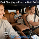 Car Gps Tracker & Charger With Built-In Rechargeable Battery, Gps Tracker For Vehicles, Hidden Car Tracker For Anti-Theft & Parking Location, For Family& Fleets, No Monthly Fee, No Sim, Ios Only