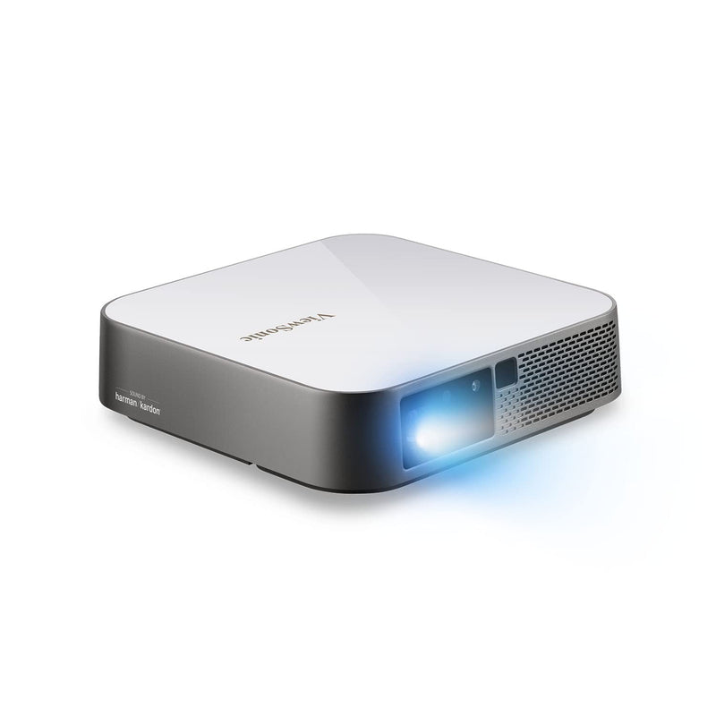 ViewSonic M2e 1080p Portable Projector, 1000 LED Lumens, Auto Focus, 16GB