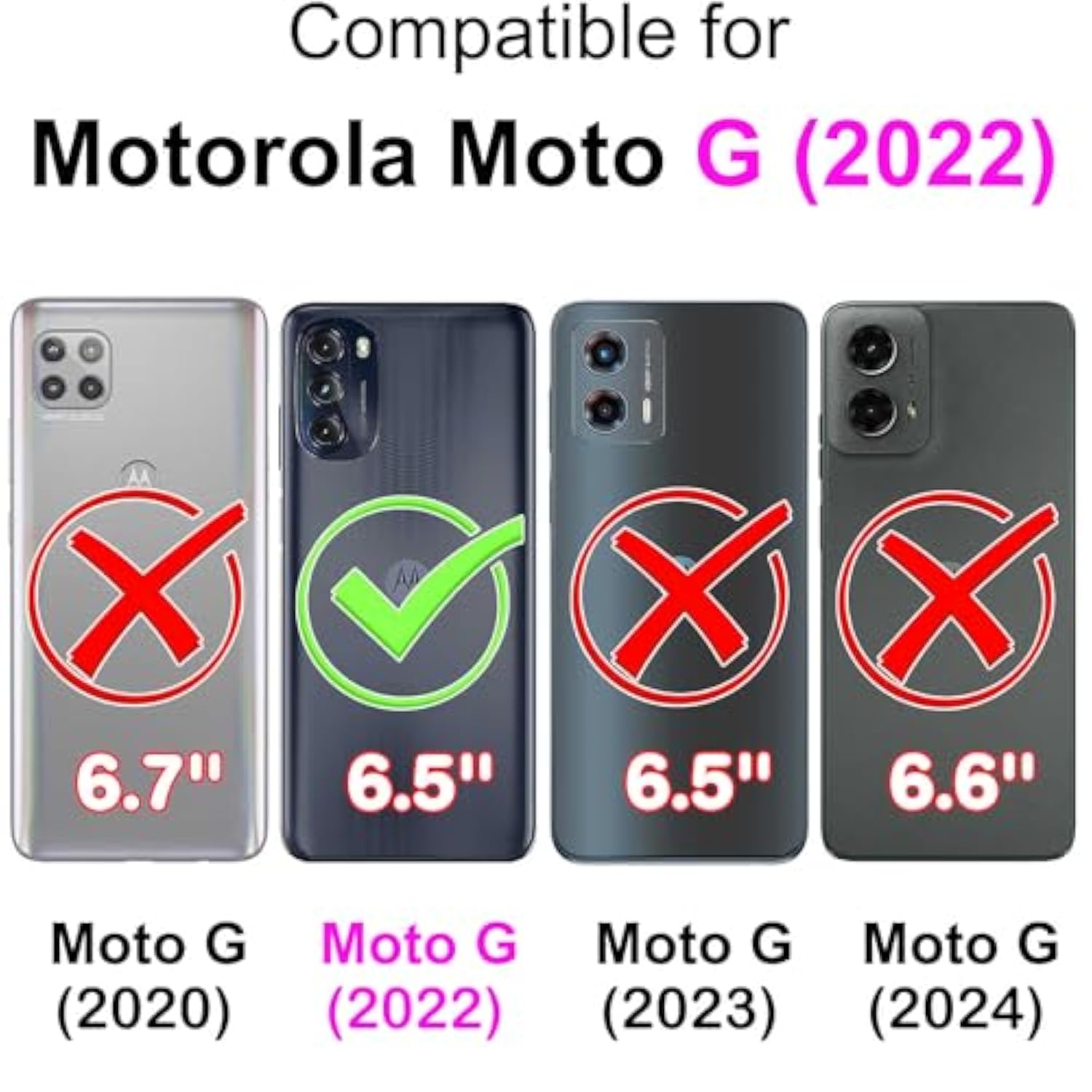 Designed For Motorola Moto G 5G 2022 Case Wallet,Women Flip Folio Cover With Embossed Pu Leather Stand Credit Card Holders Slots Wrist Strap Phone Case For Moto G 5G 2022 (Rose Gold Butterfly)