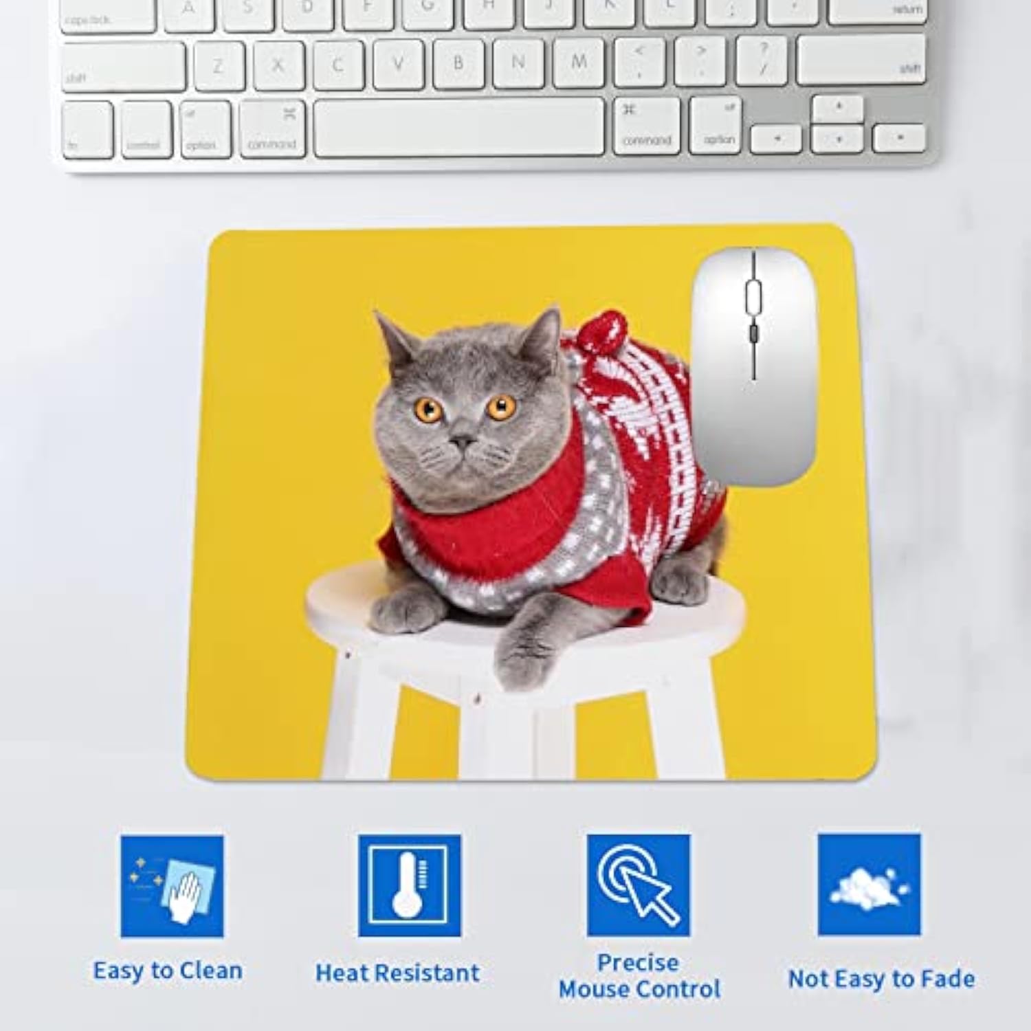 100 Pcs White Mouse Pad For Heat Transfer, Bulk Mousepad For Heat Press Printing Crafts Custom Photos Non Slip Bottom 24X20X0.2Cm