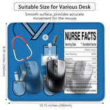 Nurse Facts Funny Mouse Pad, Funny Nurses Nutrition Facts Table For Nurses, Appreciation Gifts For Nurses Registered Nurses Rn, Gifts For Nurse Week, Graduation Gifts For Future Nurses