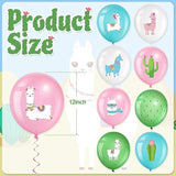 45 Pcs Llama Cactus Balloons Llama Themed Birthday Party Decor 12 Inch Cactus Latex Balloons Bolivian Peru Alpaca Supplies For Birthday Party Baby Shower Mexican Cinco De Mayo Fiesta