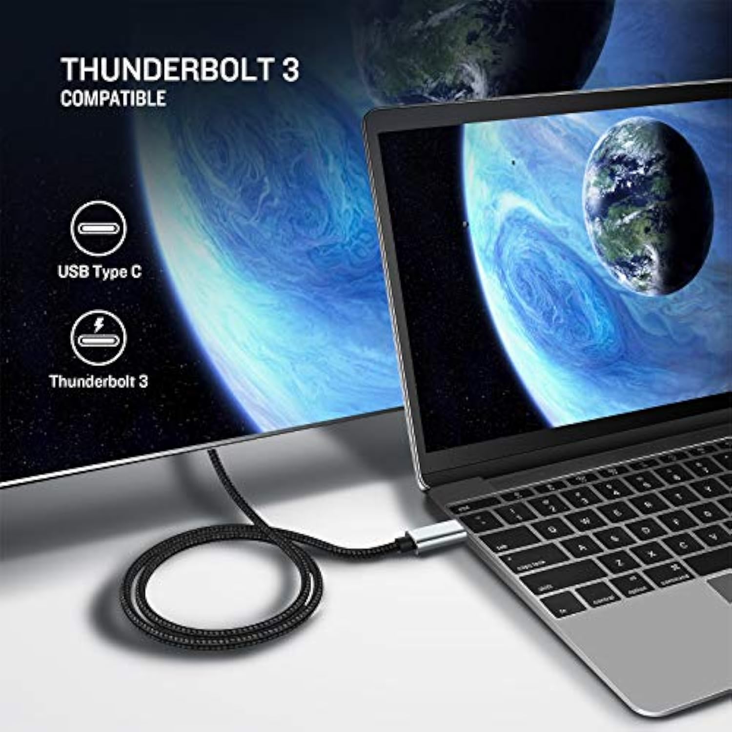 Usb C To Hdmi Cable, [4K, High-Speed] Usb Type C To Hdmi Cable For Home Office