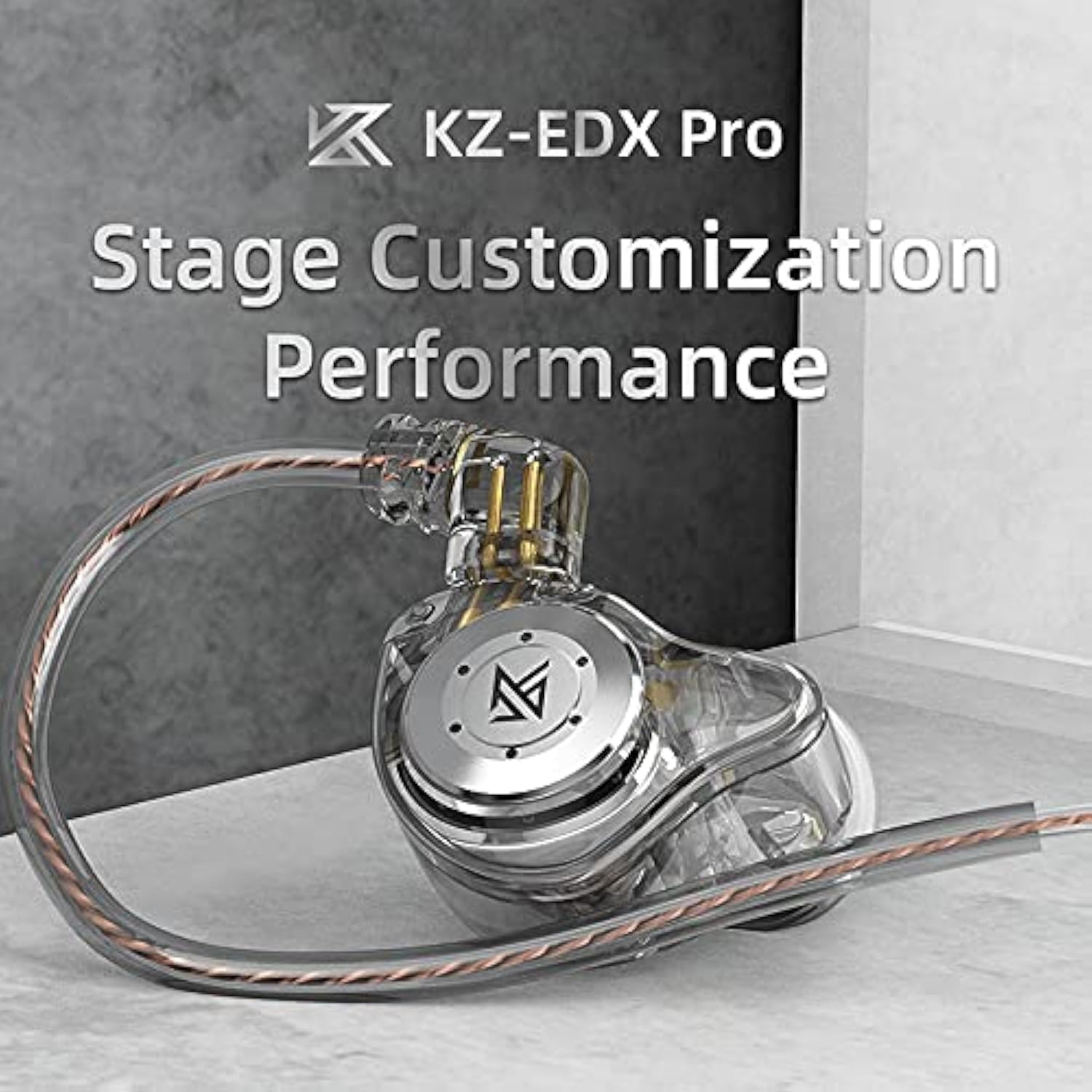 Kz Edx Pro In Ear Monitor Headphones 10Mm Dual Magnetic Dynamic Driver, Kz Ear