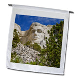 3dRose Abraham Lincoln, Mount Rushmore, South 12 x 18 inch Garden Flag