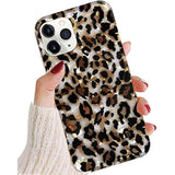 Compatible With Iphone 11 Pro Max Case 6.5" Leopard For Women Girls,Cute Sparkle Translucent Clear Stylish Cheetah Pattern Design Slim Soft Tpu Silicone Protective Phone Case Cover Bling