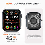 Privacy Waterproof Case Compatible For Apple Watch Screen Protector 46Mm 42Mm 45Mm 44Mm 41Mm 40Mm Ultra 2 49Mm Se Series 10 9 8 7 6 5 4, Anti Spy Face Cover Back Bumper For Iwatch Accessories