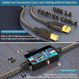 Printer Usb Cable 100Ft, Usb 2.0 Type A To Type B Printer Cord, High Speed Active Usb 2.0 Type B Printer Cable,Printer Usb Cable Compatible With Hp, Canon, Dell, Epson, Xerox