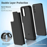 Galaxy A13 5G Phone Case Dual Layer Samsung A13 5G Cover Black