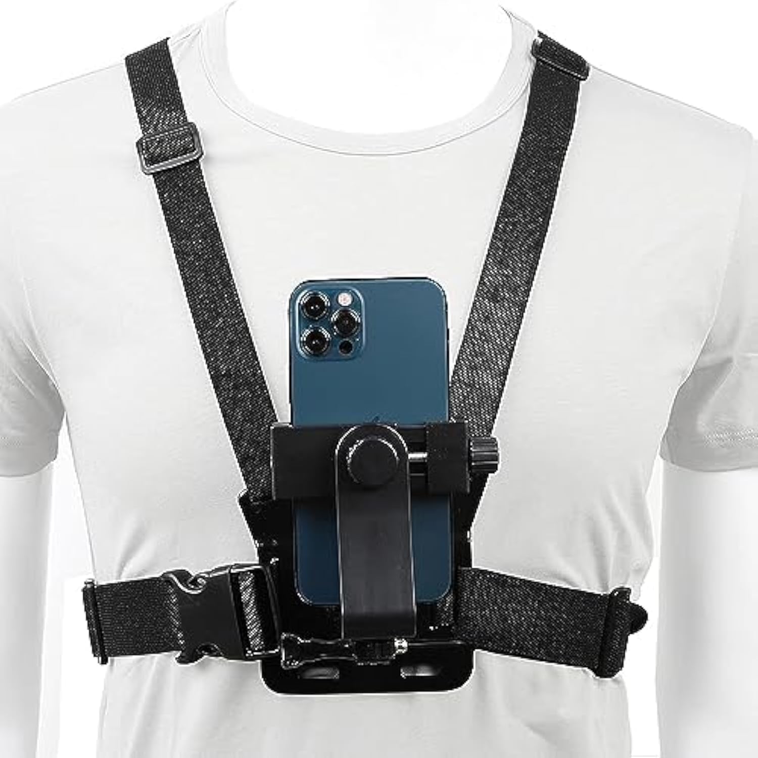 Mobile Phone Chest Mount Harness Strap Holder