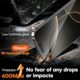 3 Pack Tempered Glass Privacy Screen Protector For Iphone 16 Pro Max With 3 Pack Camera Lens Protector, 9H Hardness, Bubble Free, Case Friendly