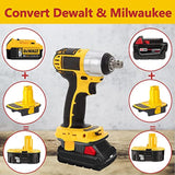 DM18D Adapter Converts Dewalt 18V to 20V for M18 Batteries with USB Port