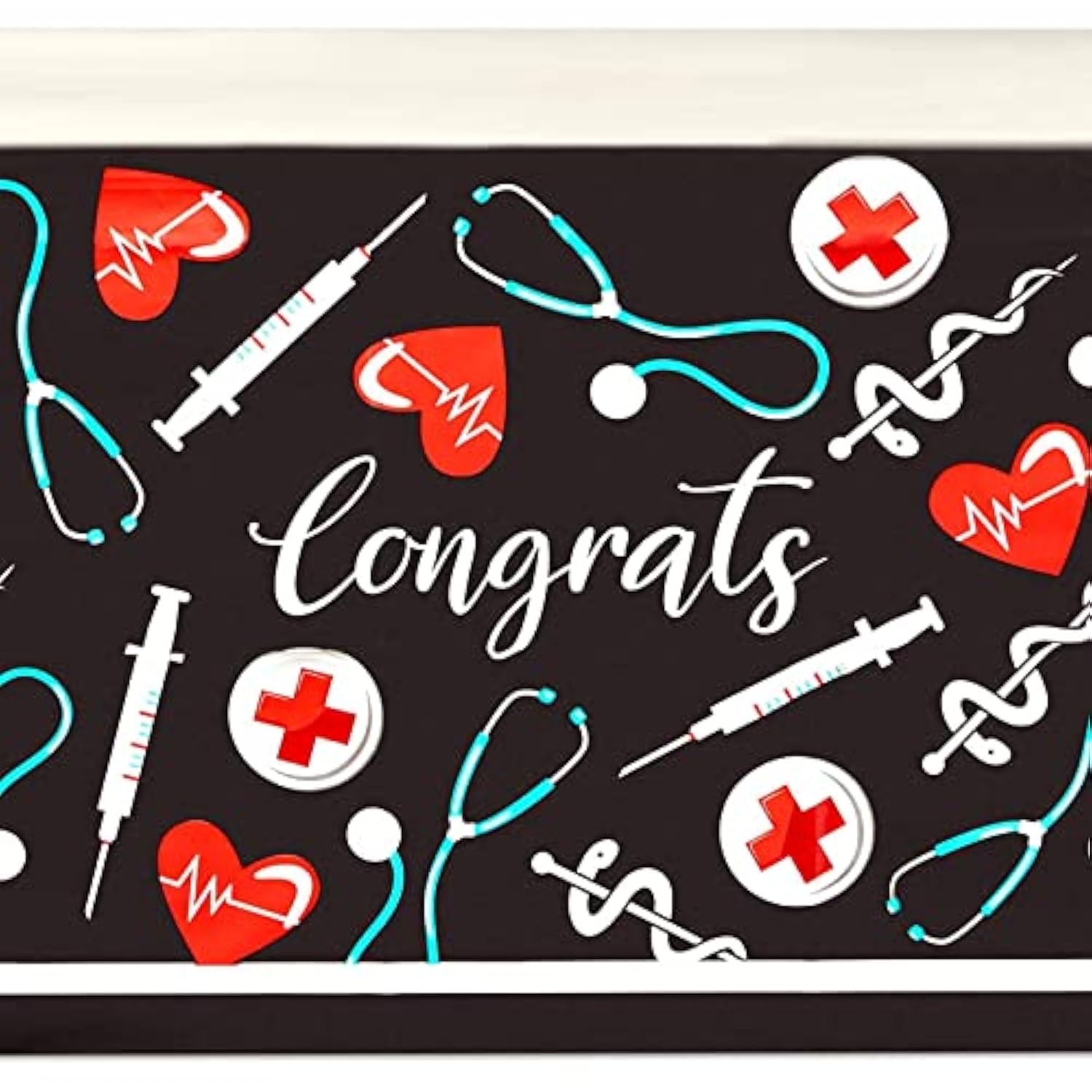 2024 Nurse Graduation Party Supplies, Congrats Table Covers (54 X 108 In, 3 Pack)