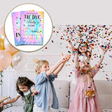 Tie Dye Birthday Invitations With Envelopes - Birthday Party Invitation Card For Girls/Boys - 5"X7" Fill-In Invites Cards - Rainbow Tie Dye Party Supplies Decorations (20 Pack)-25