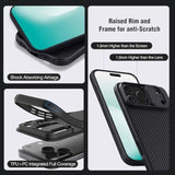 Camshield Case for iPhone 17 Pro Max - Built-in Dual Camera Cover, Slim Profile, Military Grade Drop Protection, Shockproof Bumper Phone Case 6.9 inch, Black