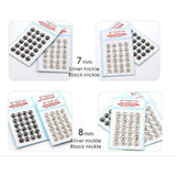 288Sets/Lot Sew-On Presssnap Buttons Metal Snap Fastener Buttons Press