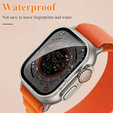 [ 3 Pack Privacy Screen Protector Compatible For Watch Ultra 2 / Ultra 49Mm, Tempered Glass Anti-Spy Waterproof Anti-Scratch Bubble-Free Film For Iwatch Ultra Accessories
