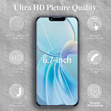 [3 Pack] Privacy Screen Protector For Iphone 13 Pro Max, Iphone 14 Plus, 6.7 Inch, Anti Spy, Anti Scratch, 9H Hardness, Ultra Resistant, Bubble Free