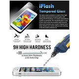 IFLASH iPod Touch 7, iPod Touch 5, iPod Touch 6 Glass Screen Protector, Crystal Clear Tempered Glass Screen Protector Apple iPod Touch 7th, 5th & 6Th Generations - Case Friendly/HD Clear