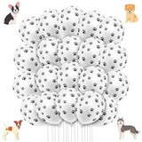 20 Pieces Dog Paw Balloons Funny Paw Print Balloons Pet Latex Balloons For Children'S Birthday Western Cowboy Farm Party Decoration Supplies