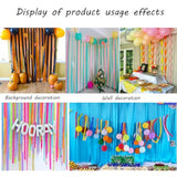 Pink Crepe Paper Streamers - 6 Rolls Party Streamers For Bachelorette Baby Shower Girl Birthday Party Decorations