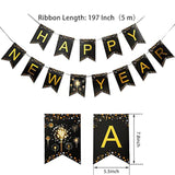 Happy New Year 2026 Gold Letter Banner Party Decorations