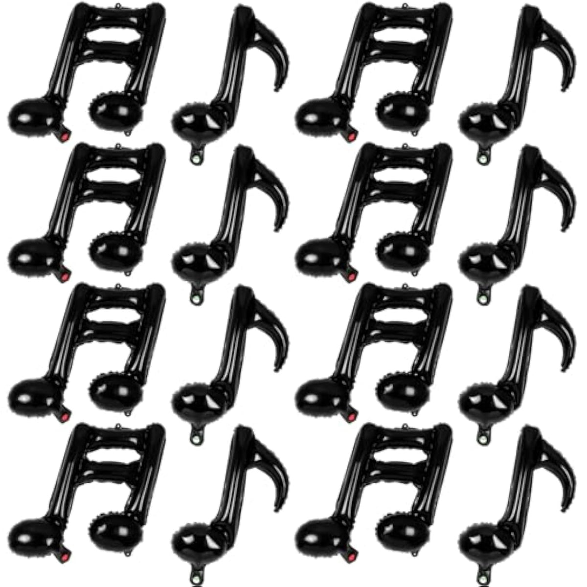 18 Pcs Black Music Note Balloons 16" Foil Balloons for Party Decorations